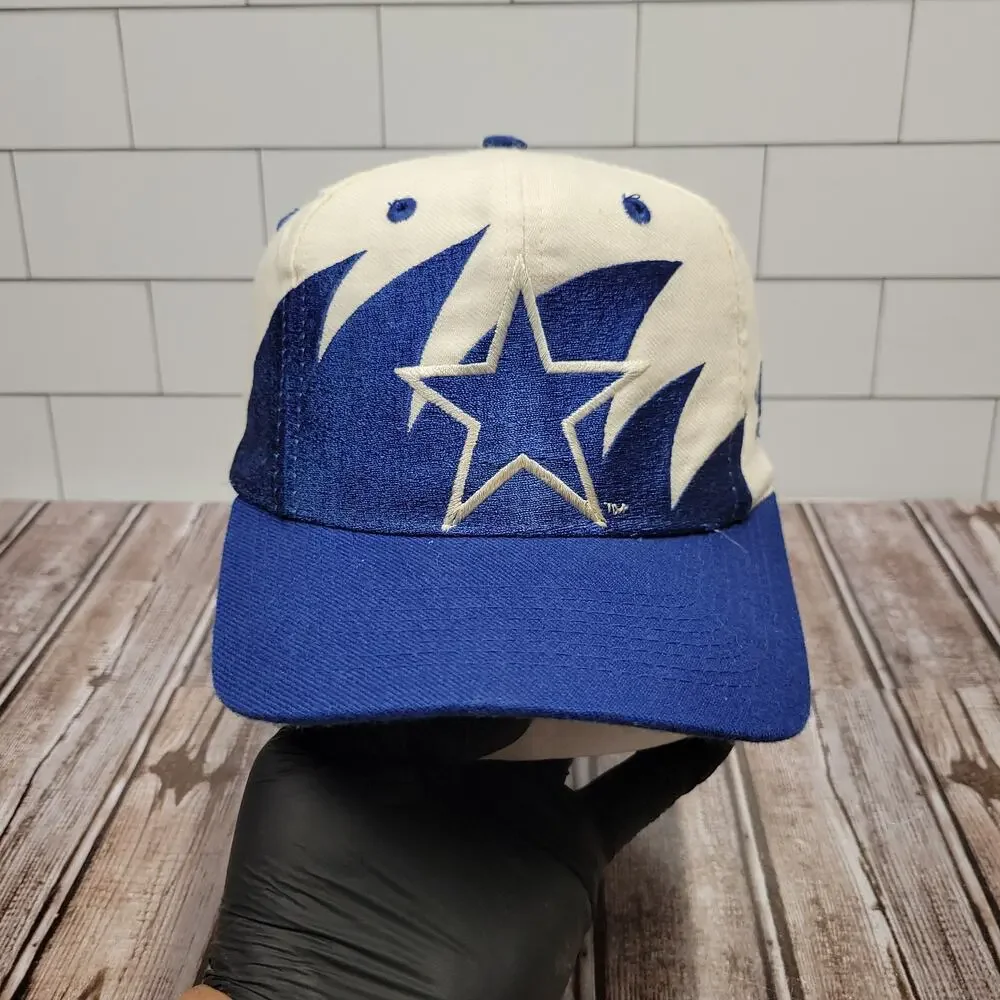 Vintage Dallas Cowboys Pro Line Logo Athletic Sharktooth We Cover The World Snap